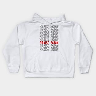 Praise Satan Kids Hoodie